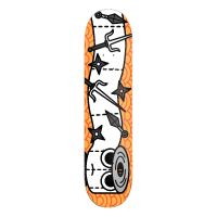 Ninjutsu TP Skateboard by CrystalFace